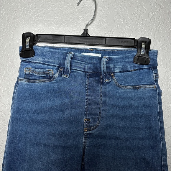 Good American Power Stretch Pull On Skinny Jeans Womens Size‎ Small Indigo Blue - Picture 4 of 7